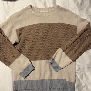 Verve Ami Cream Knit Sweater